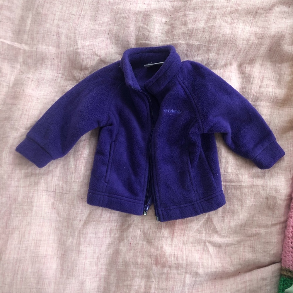 Purple Columbia fleece